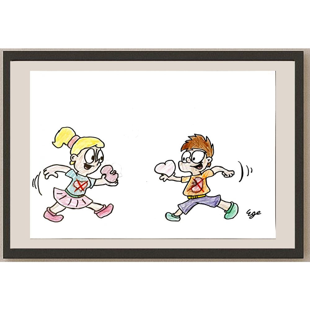 Ege Yarım 29x21cm Orijinal Karikatür BOD06465