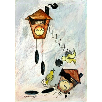 Fırtına Yardım 29x21cm Orijinal Karikatür BOD06468