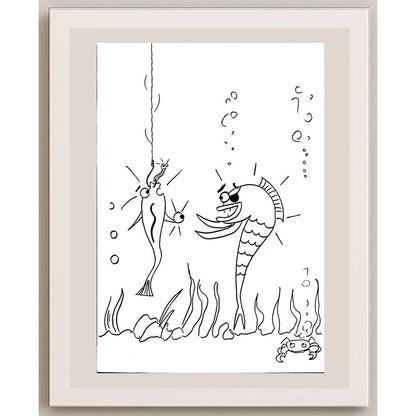 Emrah Doğan 29x21cm Orijinal Karikatür BOD06472