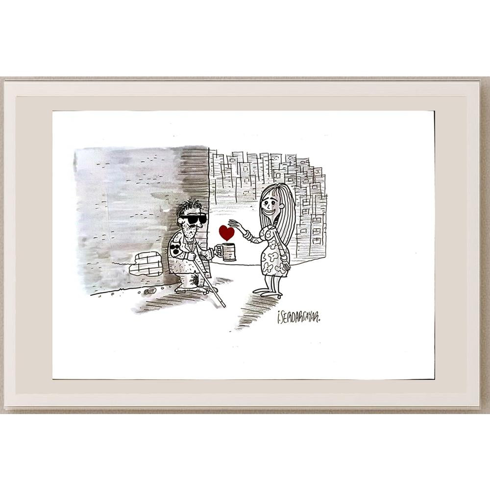 Serdar Sayar 35x25cm Orijinal Karikatür BOD06476