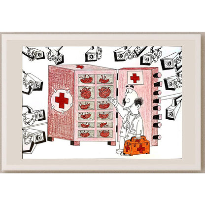 Serpil Dilekçi 35x25cm Orijinal Karikatür BOD06482