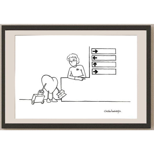 Serdar Kadıoğlu 29x21cm Orijinal Karikatür BOD06483