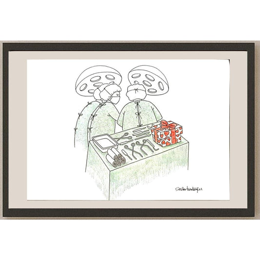 Serdar Kadıoğlu 29x21cm Orijinal Karikatür BOD06484
