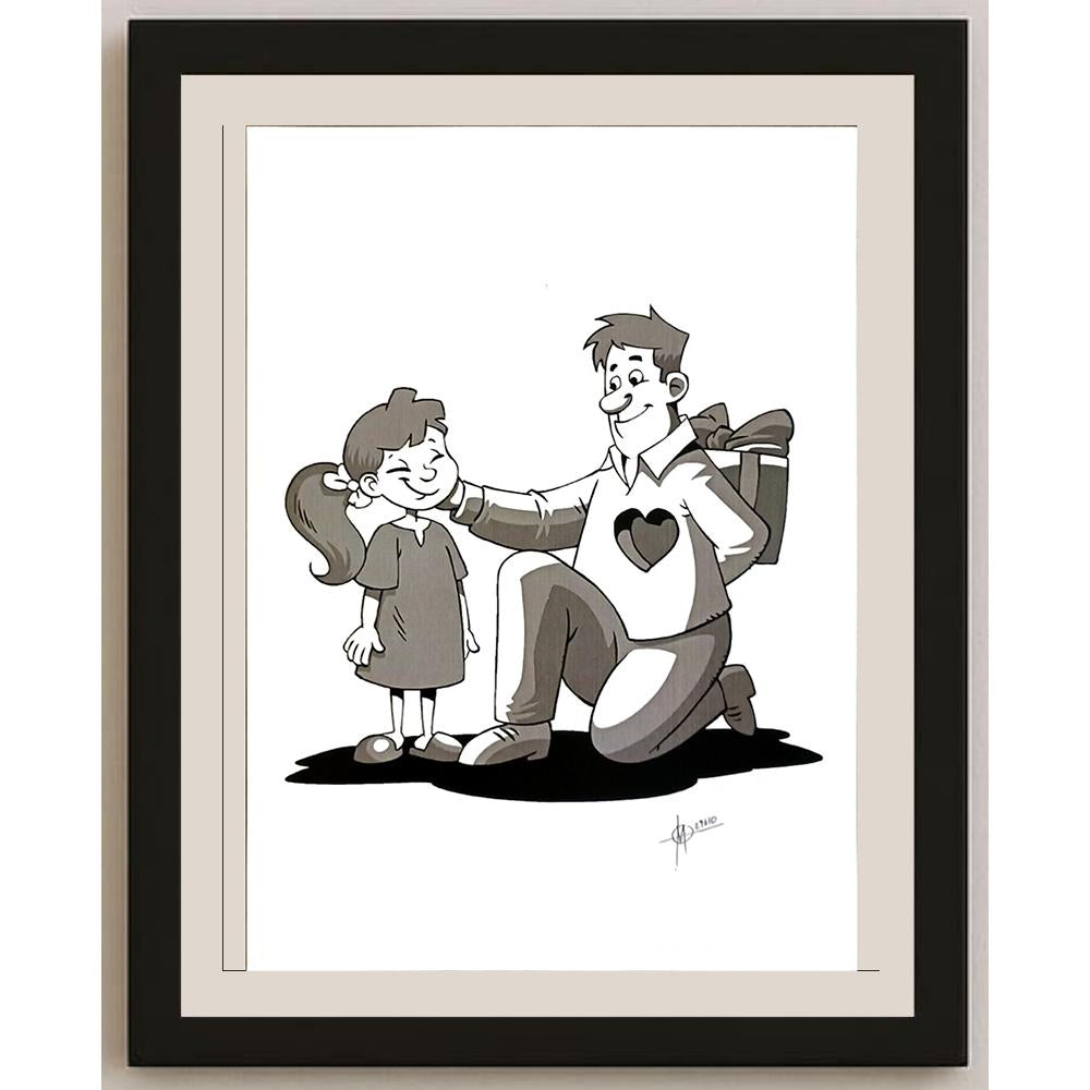 Murat Gürdal Akkoç 29x21cm Orijinal Karikatür BOD06491