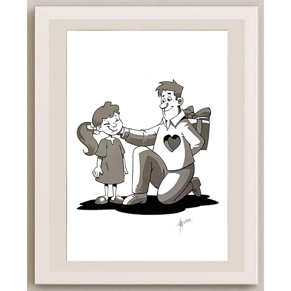 Murat Gürdal Akkoç 29x21cm Orijinal Karikatür BOD06491