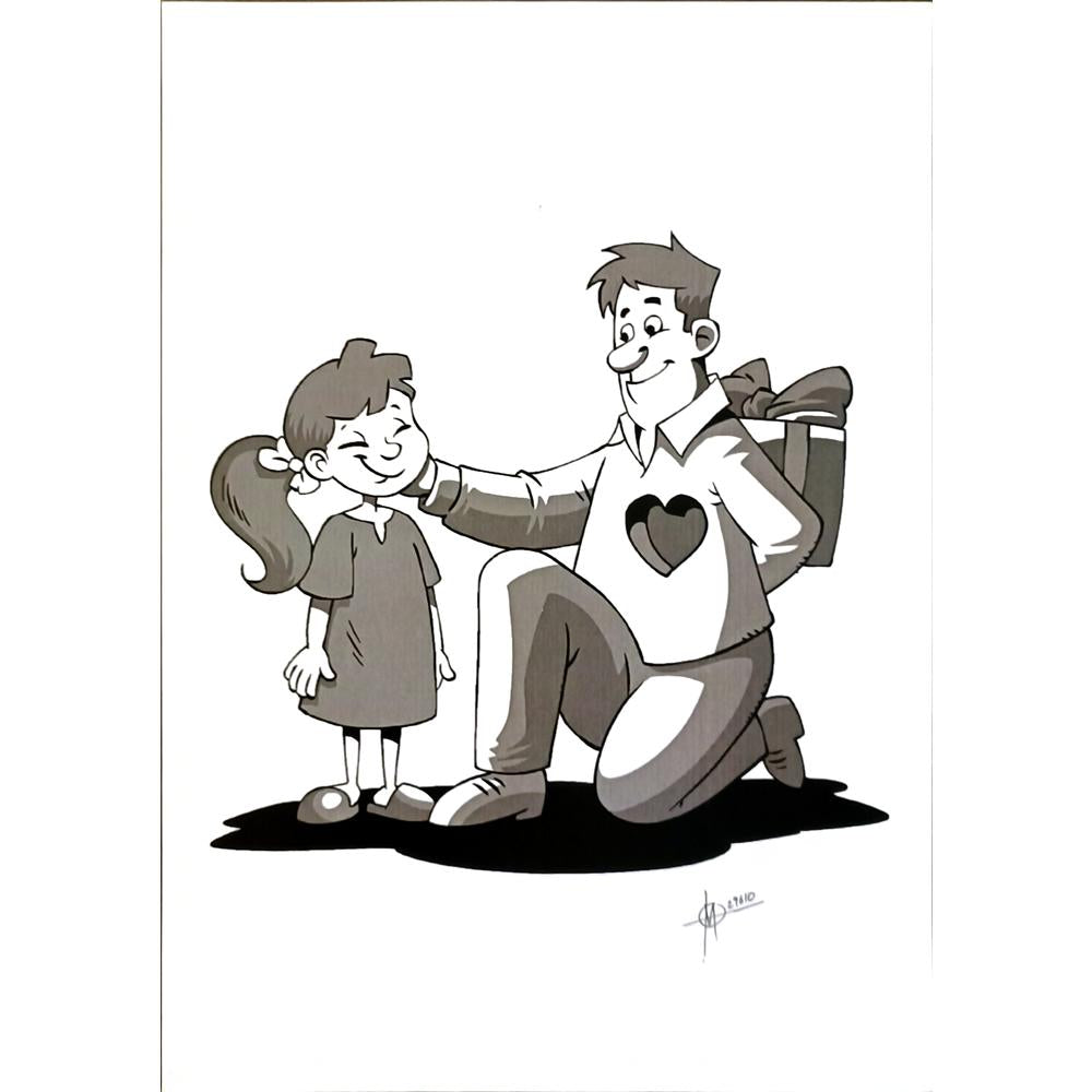 Murat Gürdal Akkoç 29x21cm Orijinal Karikatür BOD06491