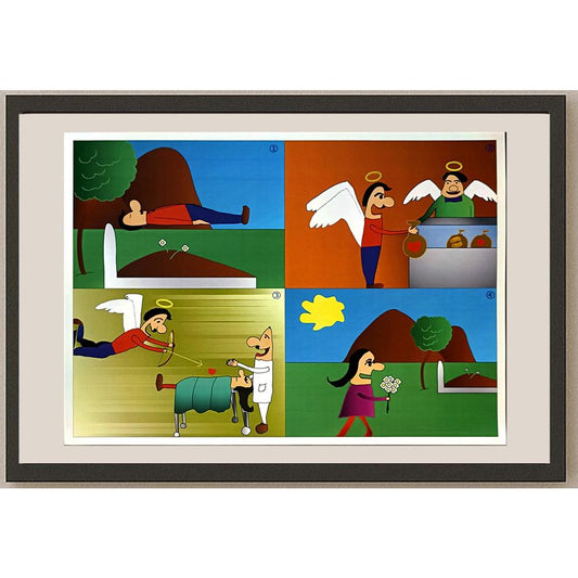 Özlem Abuşka 29x21cm Orijinal Karikatür BOD06495