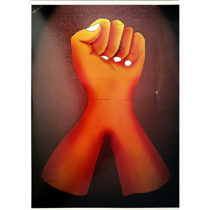 Hüseyin Alparslan 29x21cm Orijinal Karikatür BOD06499
