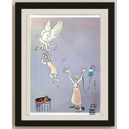 Fahri Çetin 43x30cm Orijinal Karikatür BOD06501