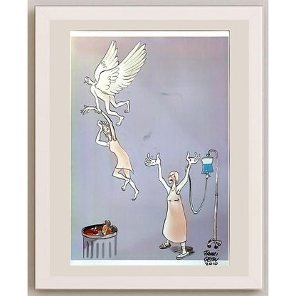 Fahri Çetin 43x30cm Orijinal Karikatür BOD06501