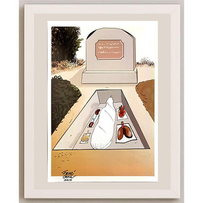 Recep Bayramoğlu 43x30cm Orijinal Karikatür BOD06502