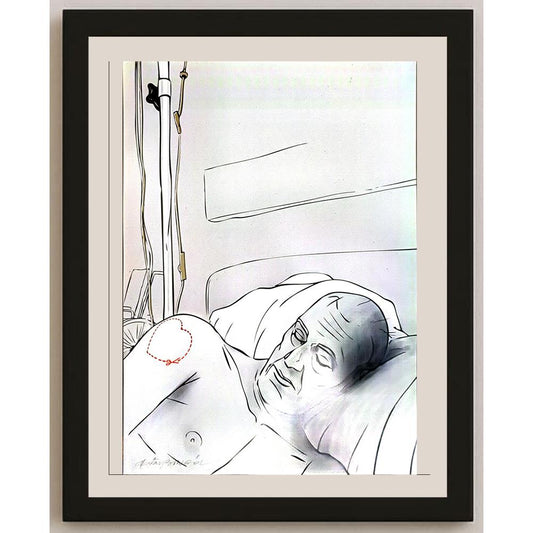 Oktay Bingöl 43x30cm Orijinal Karikatür BOD06505