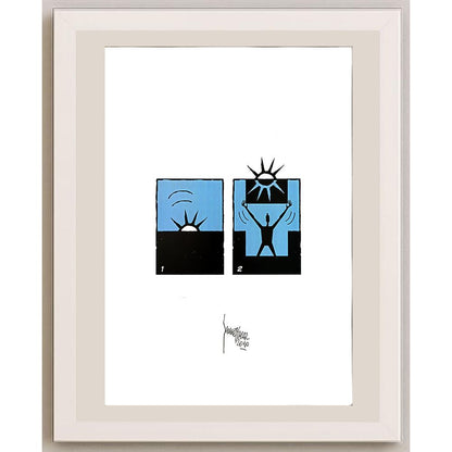 Şevket Yalaz 43x30cm Orijinal Karikatür BOD06507