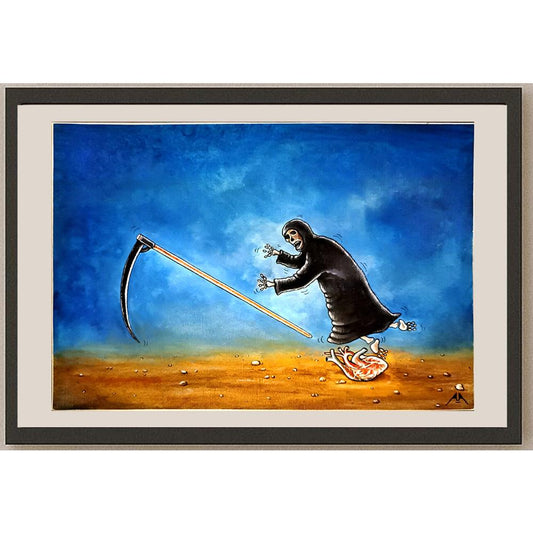 Aşkın Ayrancıoğlu 21x29cm Orijinal Karikatür BOD06511
