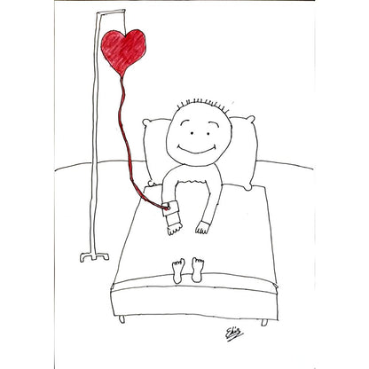Ekin Özeskici 33x23cm Orijinal Karikatür BOD06513