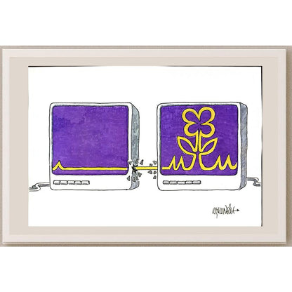 Coşkun Göle 29x21cm Orijinal Karikatür BOD06517