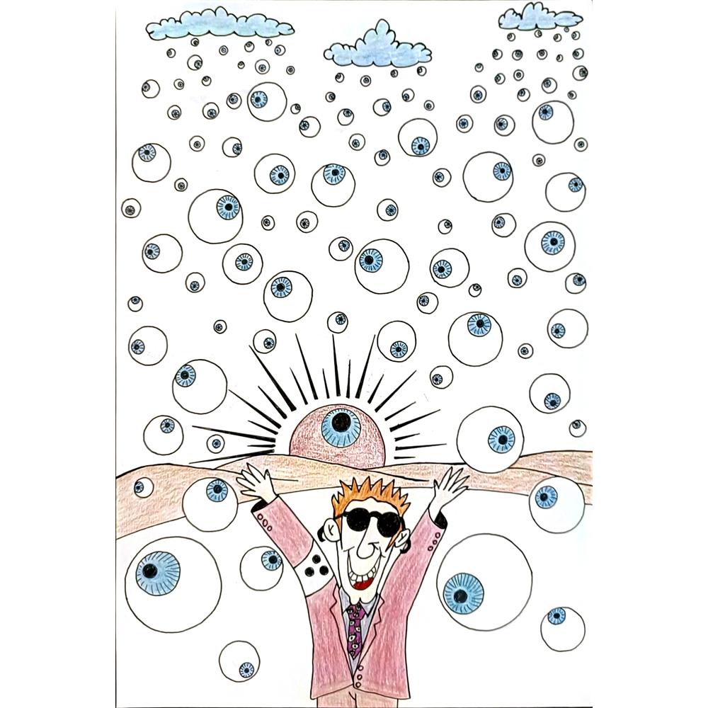 Serpil Dilekçi 35x25cm Orijinal Karikatür BOD06519