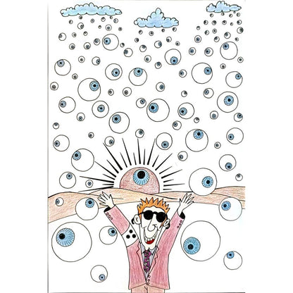 Serpil Dilekçi 35x25cm Orijinal Karikatür BOD06519