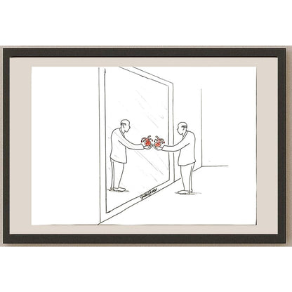 Zülküf Aba 29x21cm Orijinal Karikatür BOD06531