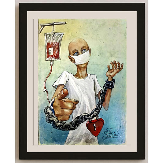 Halit Kurtulmuş Aytoslu 29x21cm Orijinal Karikatür BOD06532