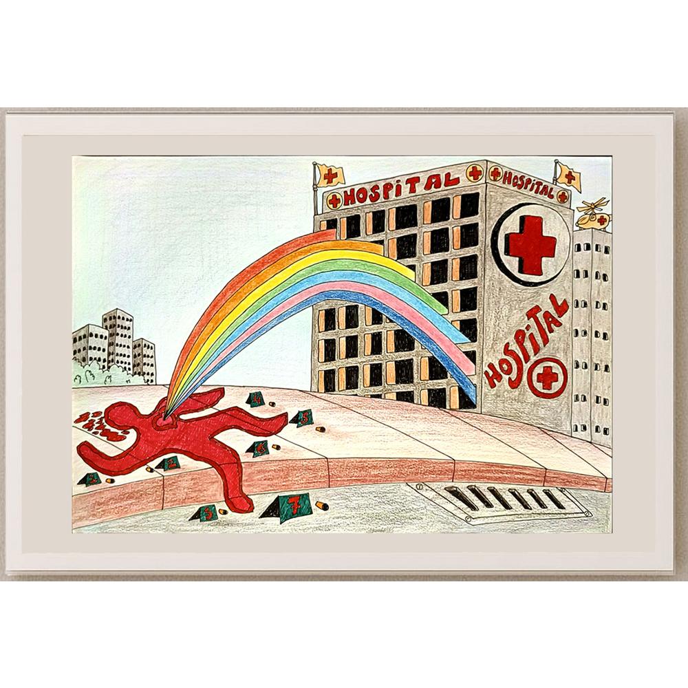 Zafer Dilekçi 35x25cm Orijinal Karikatür BOD06535