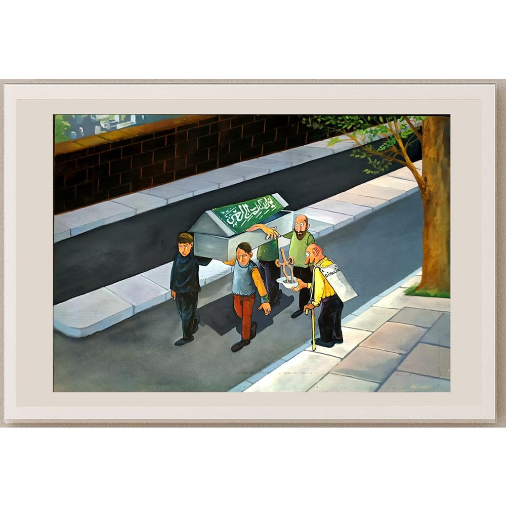 Alaaddin Çevikbaş 35x25cm Orijinal Karikatür BOD06536