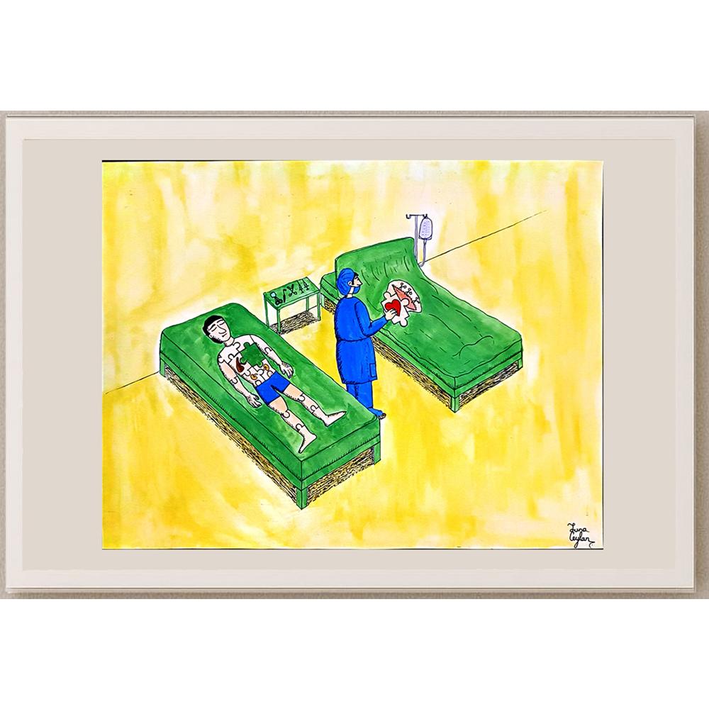 Tuna Ceylan 35x25cm Orijinal Karikatür BOD06537
