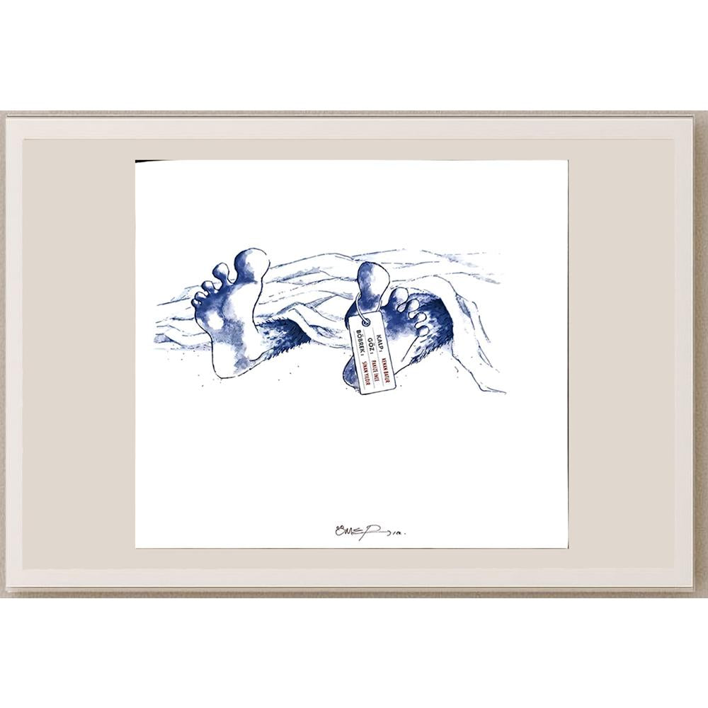 Ömer Çam 33x30cm Orijinal Karikatür BOD06542