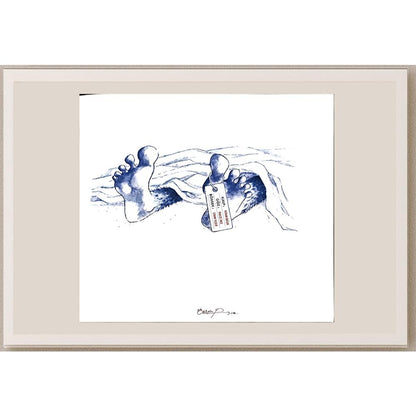 Ömer Çam 33x30cm Orijinal Karikatür BOD06542