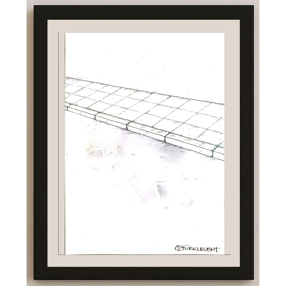 Ahmet Öztürklevent 29x21cm Orijinal Karikatür BOD06543