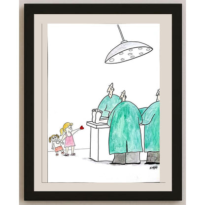 Emrah Arıkan 43x30cm Orijinal Karikatür BOD06546