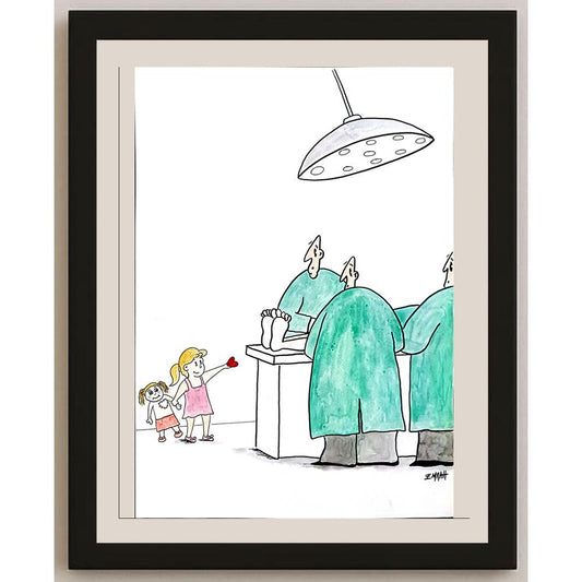 Emrah Arıkan 43x30cm Orijinal Karikatür BOD06546