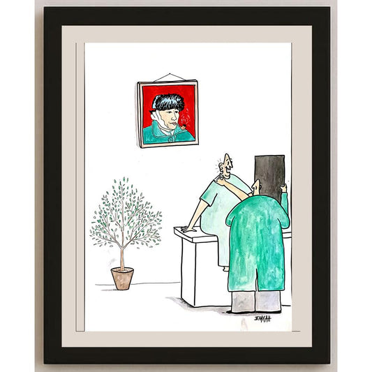 Emrah Arıkan 43x30cm Orijinal Karikatür BOD06550