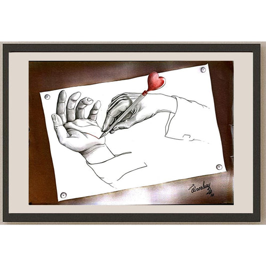 Önder Önerbay 43x30cm Orijinal Karikatür BOD06553