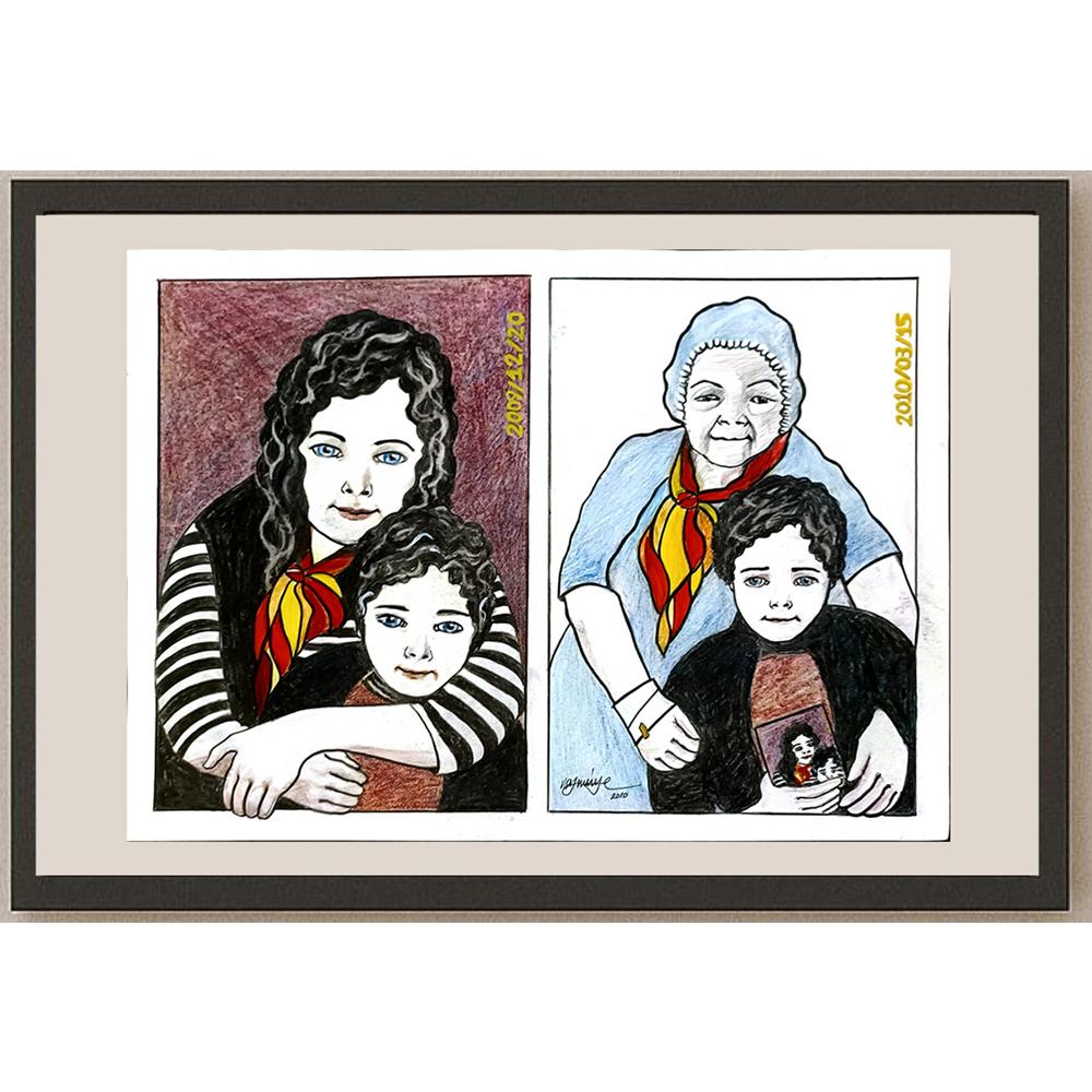 Nazmiye Zeber 43x30cm Orijinal Karikatür BOD06557