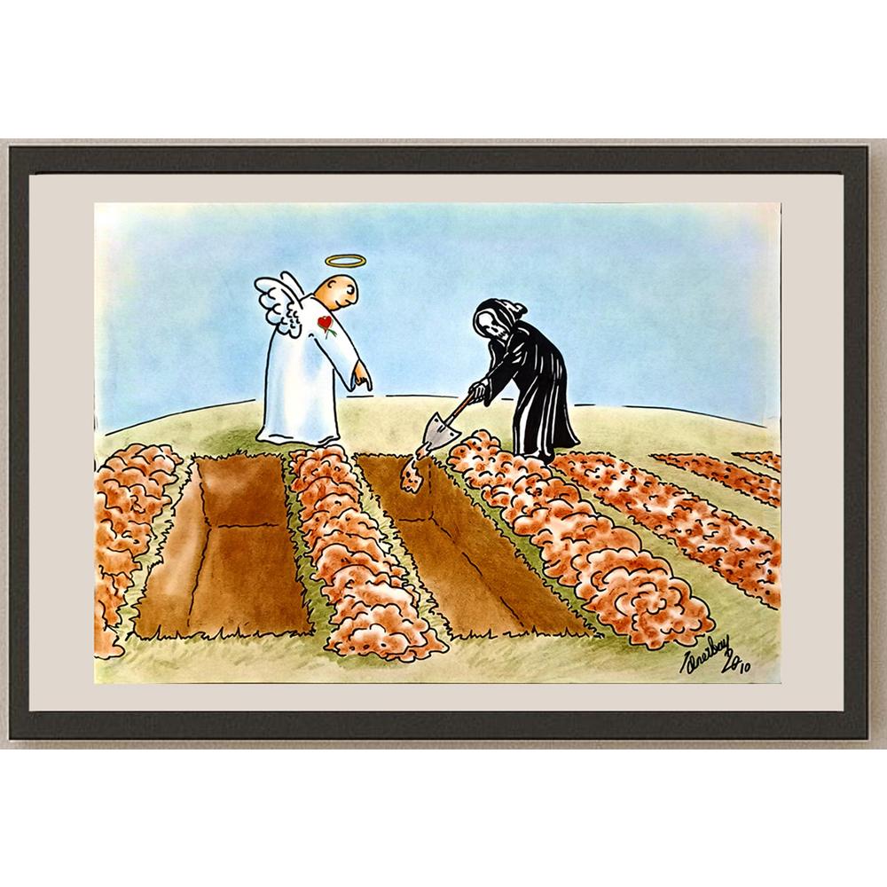 Önder Önerbay 43x30cm Orijinal Karikatür BOD06558