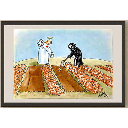 Önder Önerbay 43x30cm Orijinal Karikatür BOD06558