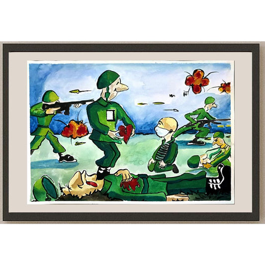 Emine İnci 43x30cm Orijinal Karikatür BOD06559