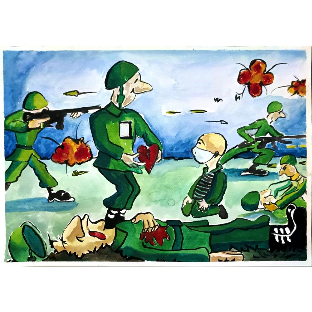 Emine İnci 43x30cm Orijinal Karikatür BOD06559