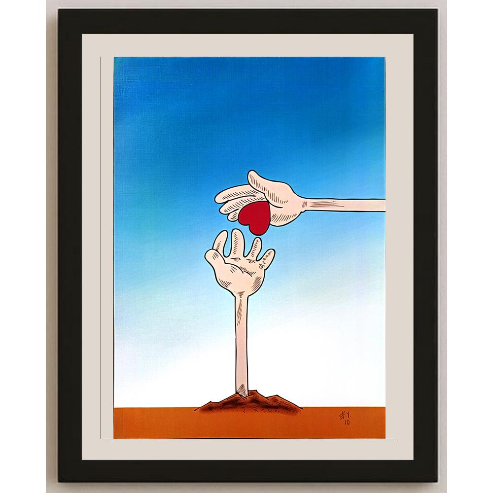 Emre Yılmaz 43x30cm Orijinal Karikatür BOD06561