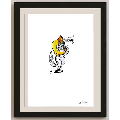 Alexei Talimonov 29x21cm Orijinal Karikatür BOD06568