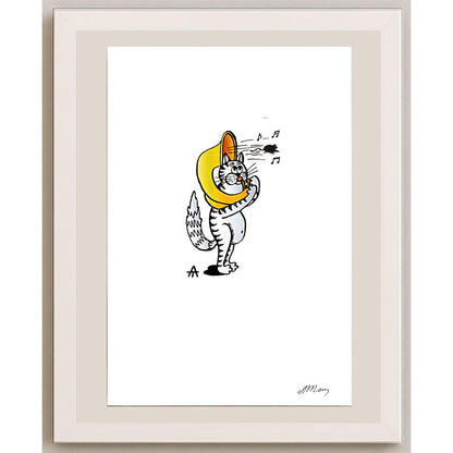 Alexei Talimonov 29x21cm Orijinal Karikatür BOD06568
