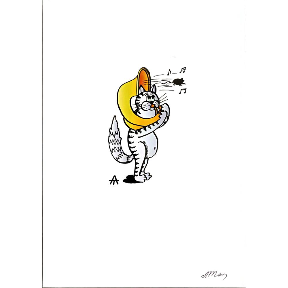 Alexei Talimonov 29x21cm Orijinal Karikatür BOD06568