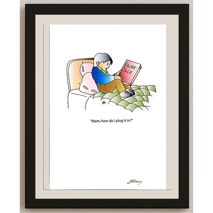 Alexei Talimonov 29x21cm Orijinal Karikatür BOD06569