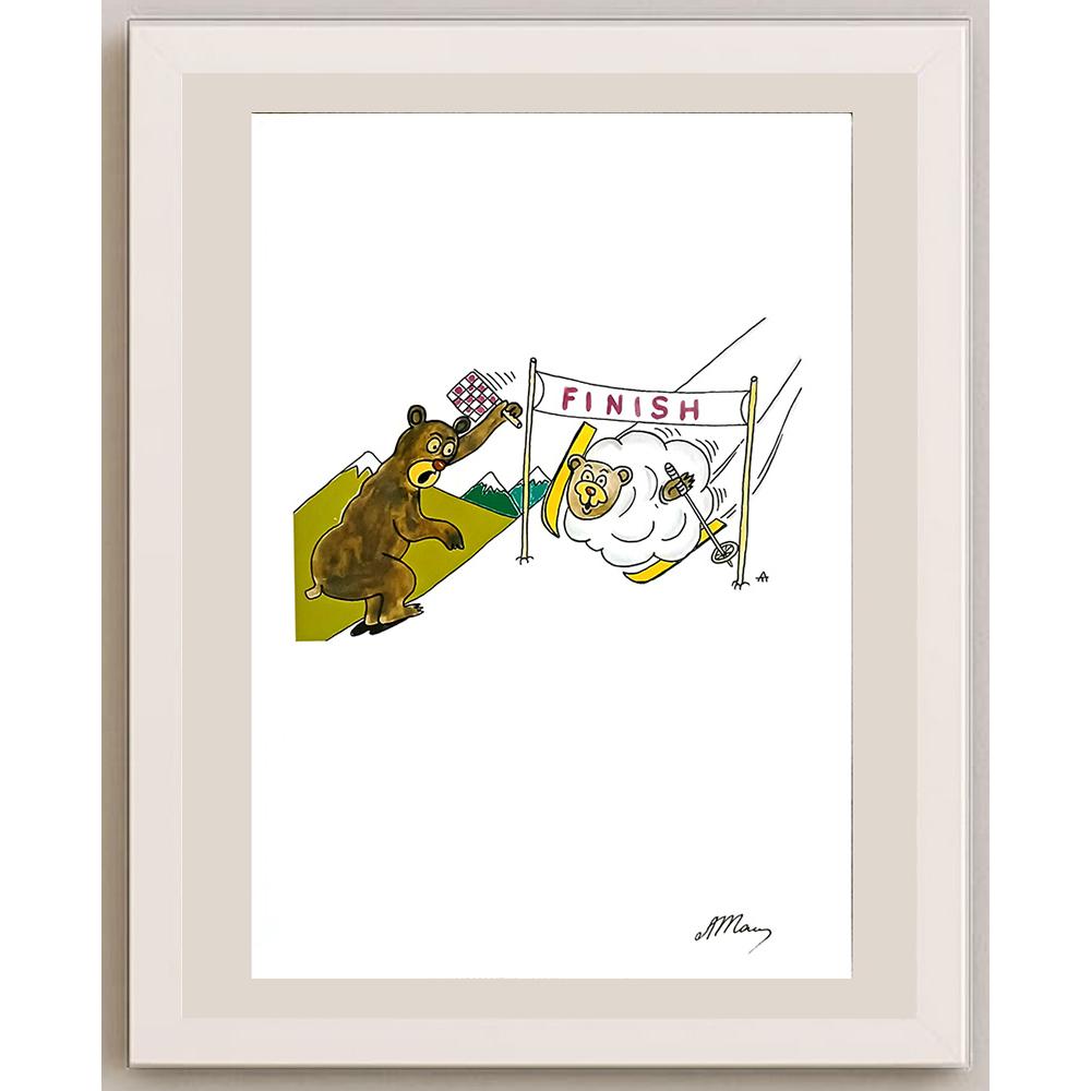 Alexei Talimonov 29x21cm Orijinal Karikatür BOD06571