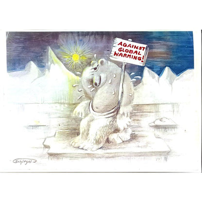 Wolfgang Schlegel 29x21cm Orijinal Karikatür BOD06576