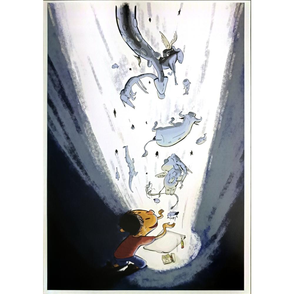 Joao Lopes Da Silva 29x21cm Orijinal Karikatür BOD06580