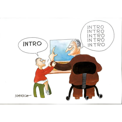 Juli Sanchis Aguado 29x21cm Orijinal Karikatür BOD06581