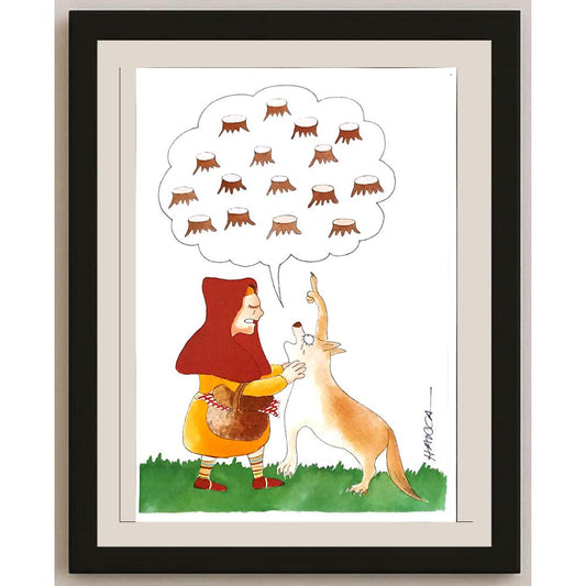 Juli Sanchis Aguado 29x21cm Orijinal Karikatür BOD06583