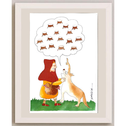 Juli Sanchis Aguado 29x21cm Orijinal Karikatür BOD06583